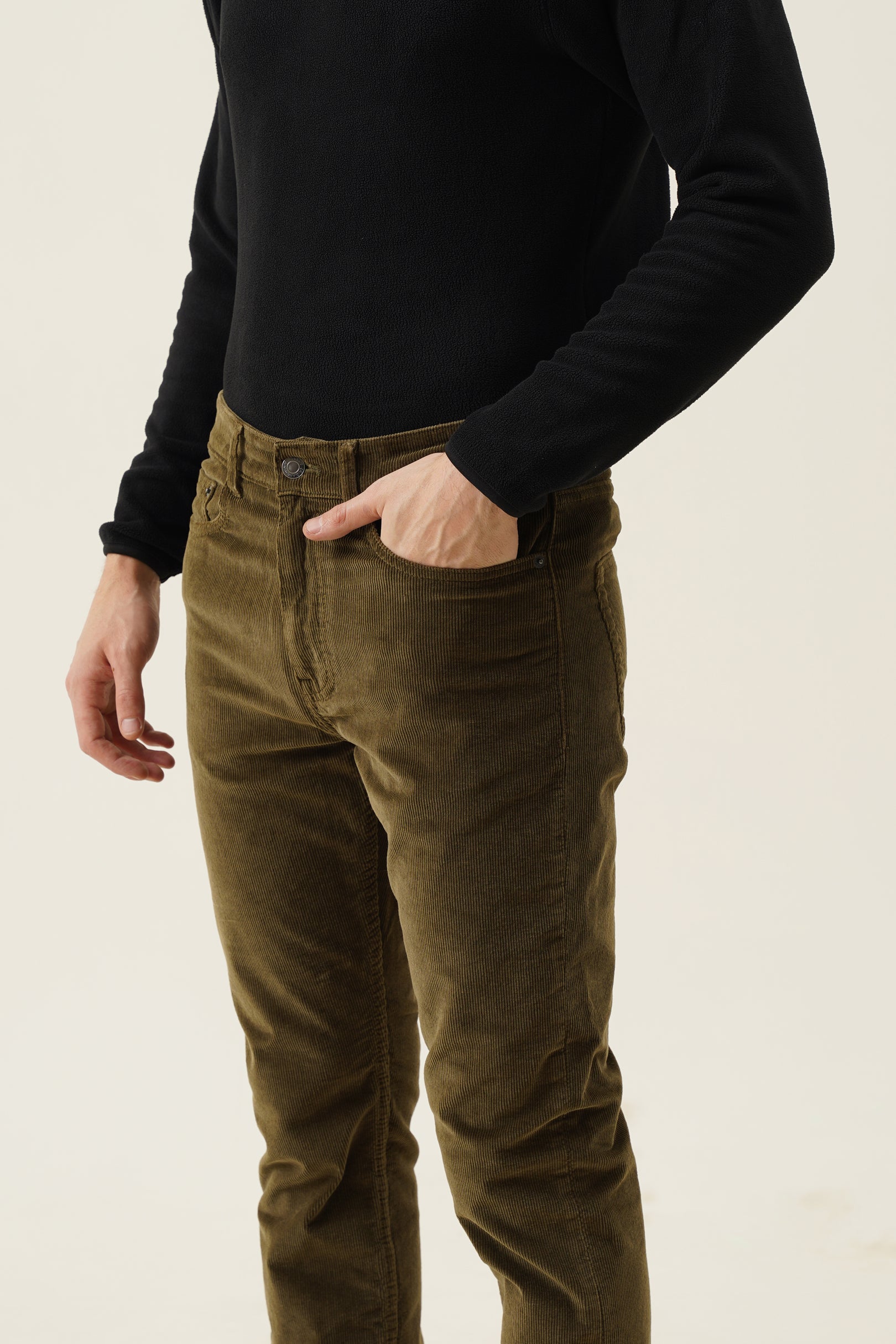Fleece Corduroy Pants