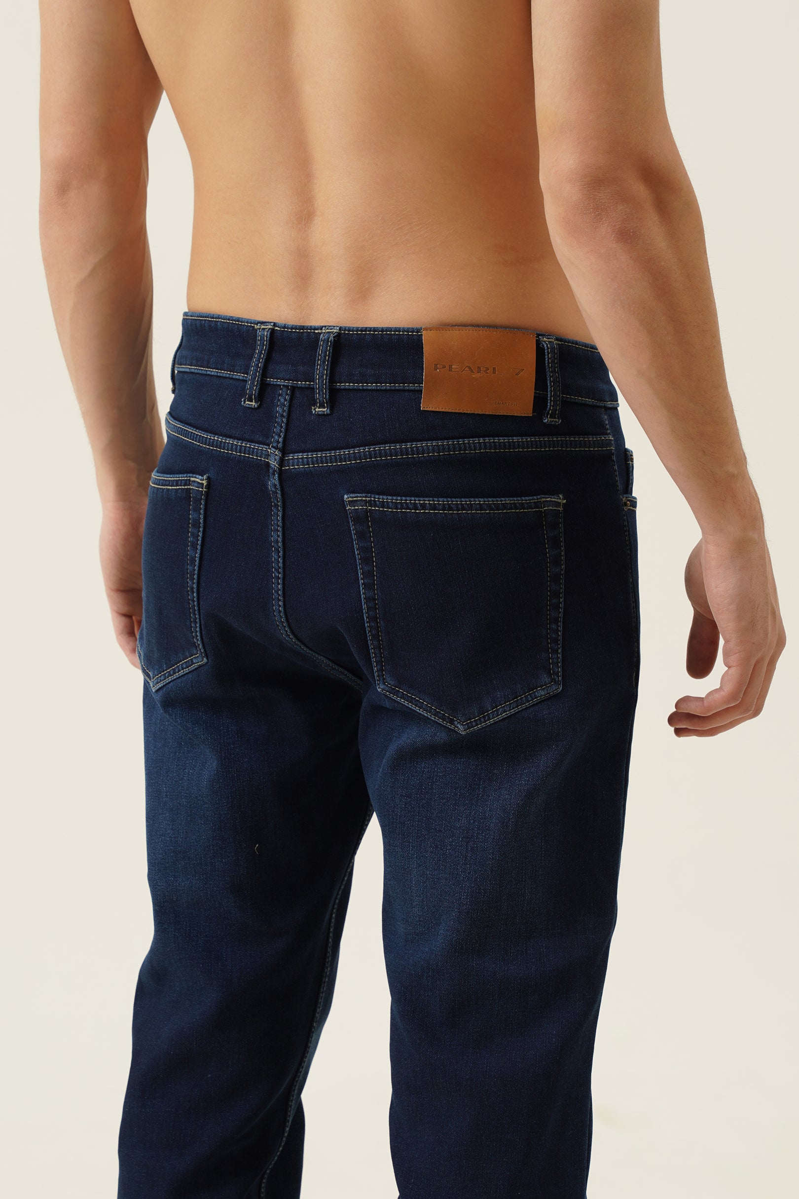 Fleece Denim Pants