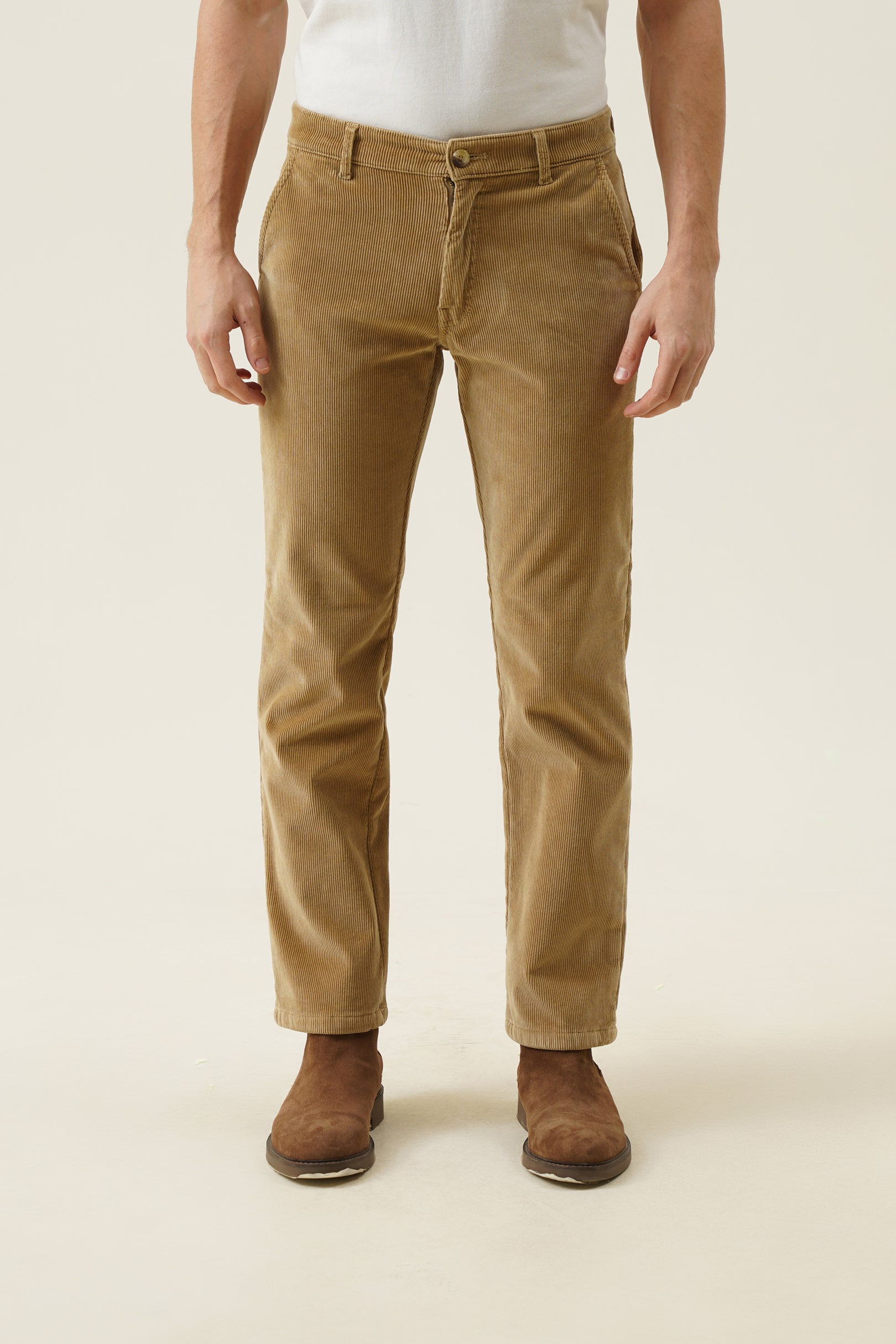 Fleece Corduroy Cross Pocket