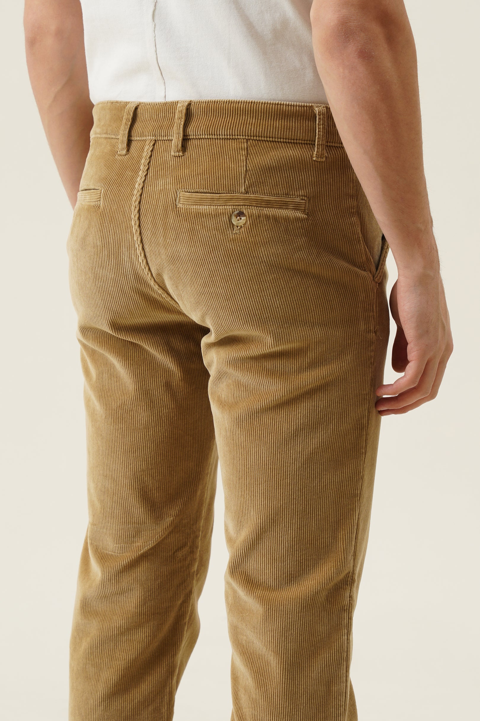 Fleece Corduroy Cross Pocket