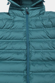 Detachable Hood Basic Puffer Jacket