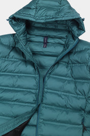 Detachable Hood Basic Puffer Jacket