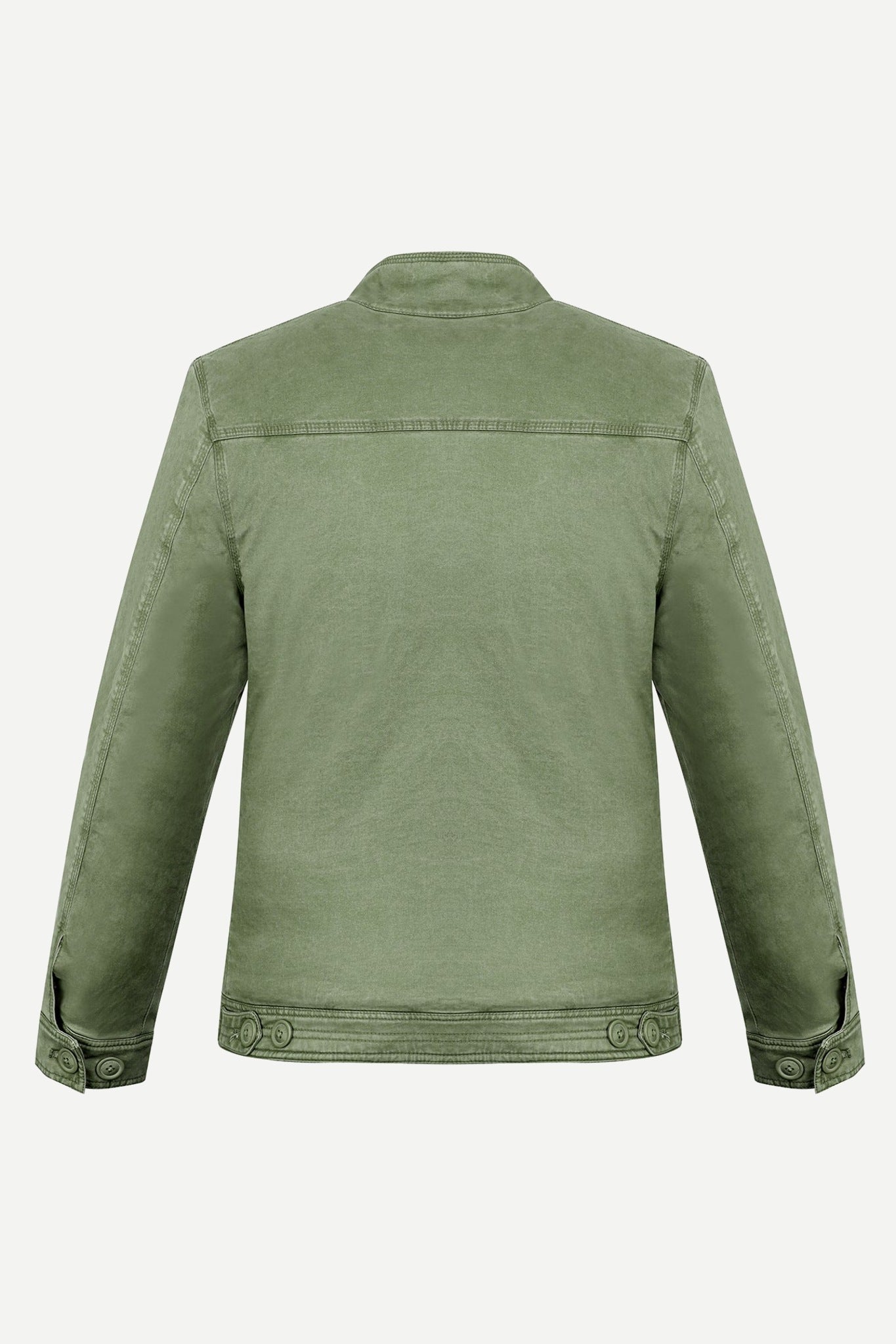 Basic Cotton Sherpa Lining Jacket