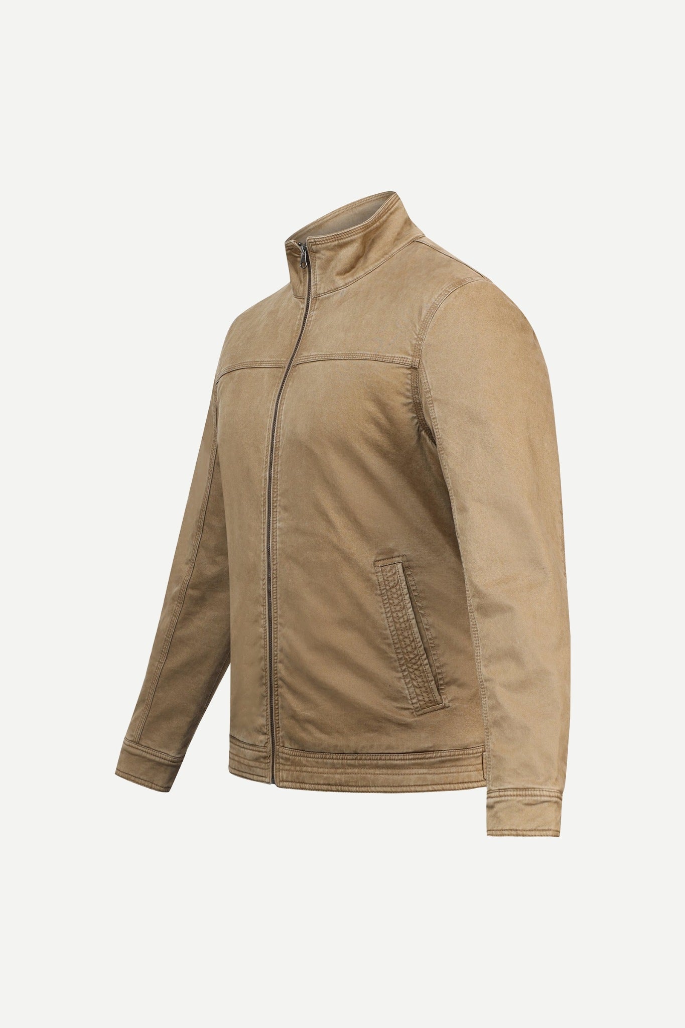 Basic Cotton Sherpa Lining Jacket