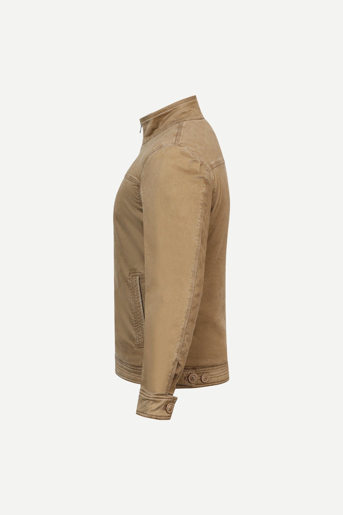 Basic Cotton Sherpa Lining Jacket