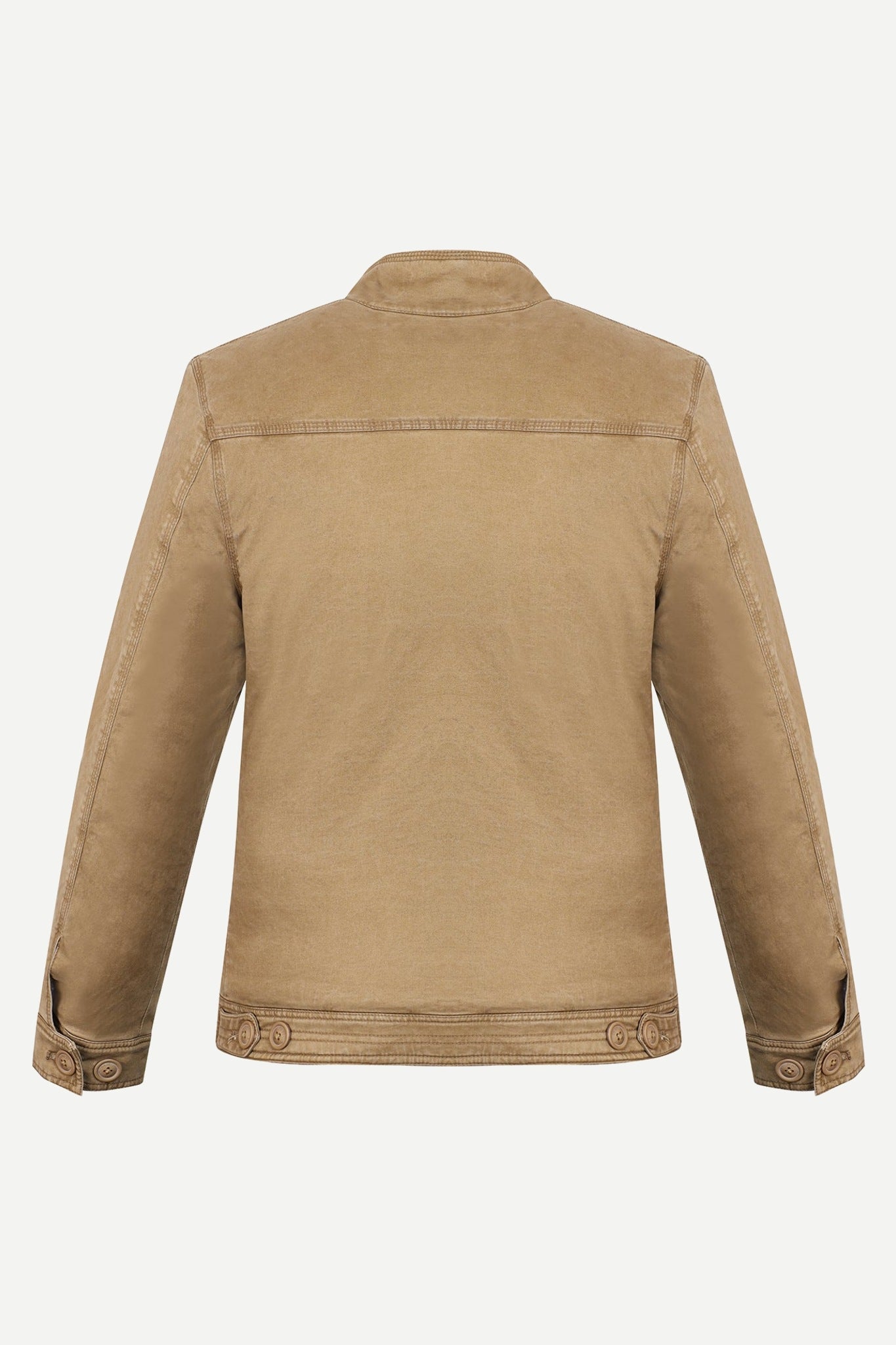 Basic Cotton Sherpa Lining Jacket