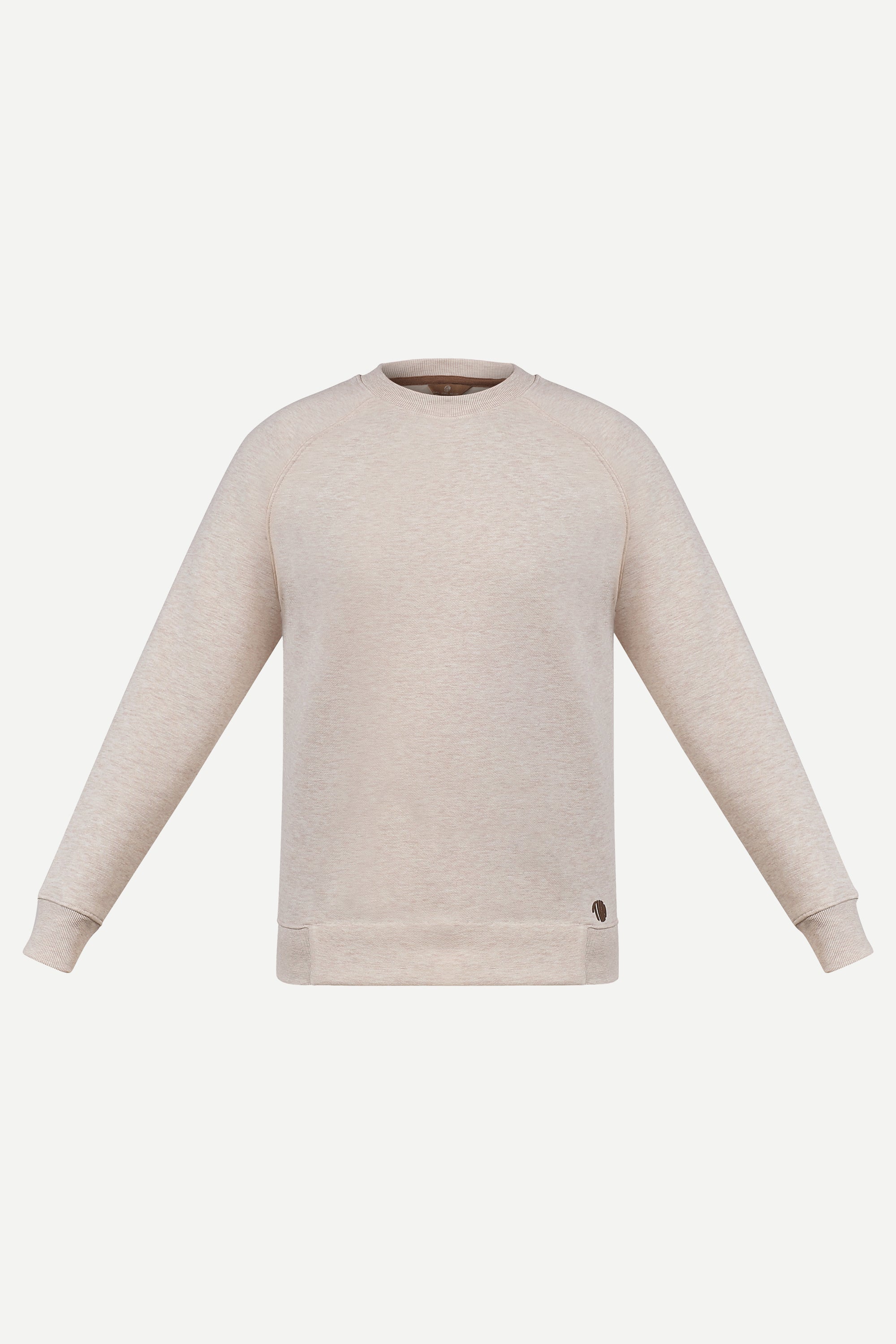 THM Crew Neck Sweatshirt Series IX in Ecru, front view