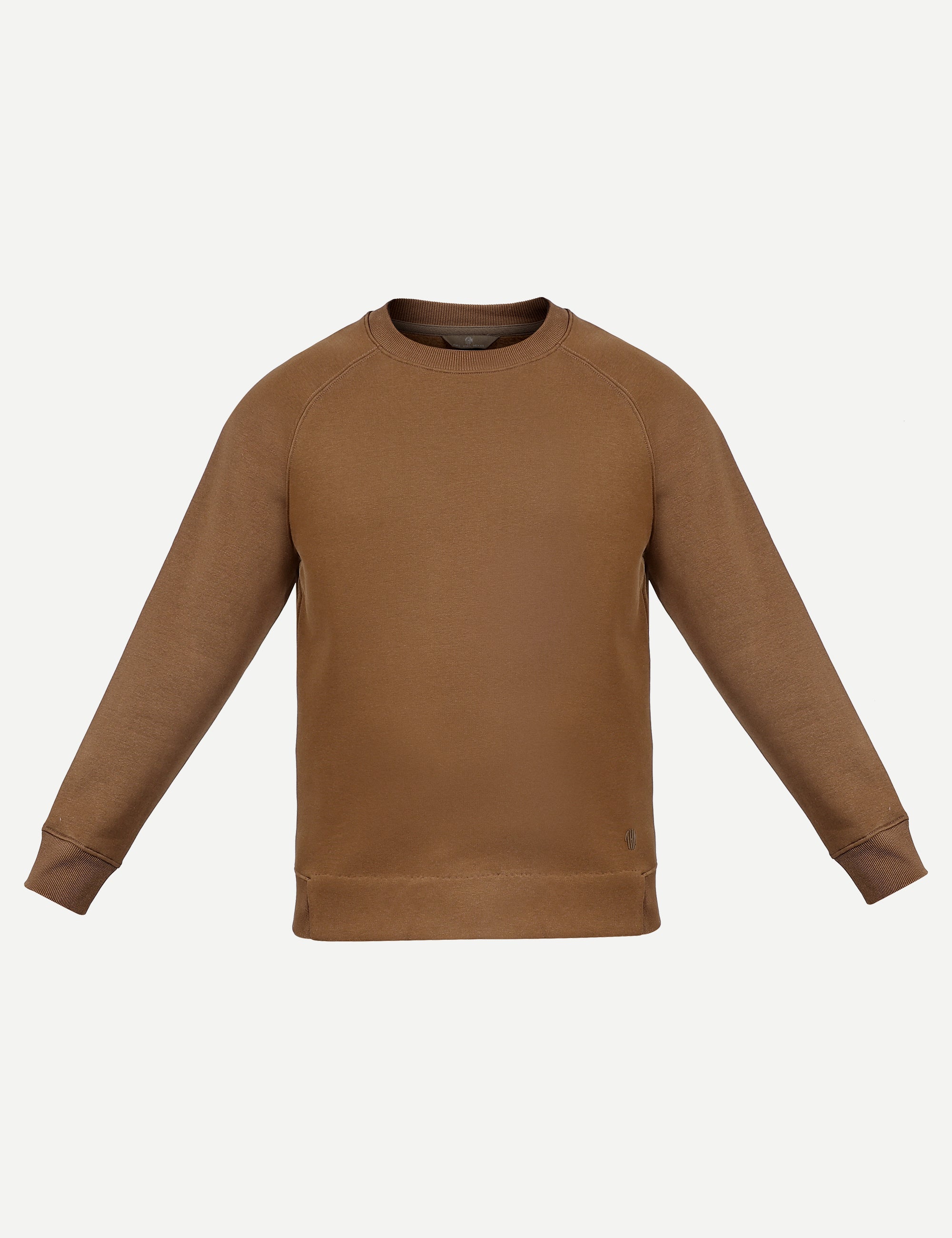 THM Crew Neck Sweatshirt Series IX in Khaki, front view