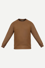 THM Crew Neck Sweatshirt Series IX in Khaki, front view