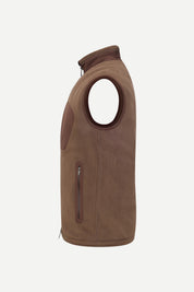 THM Fluidic Gilet Series IX in Coffee