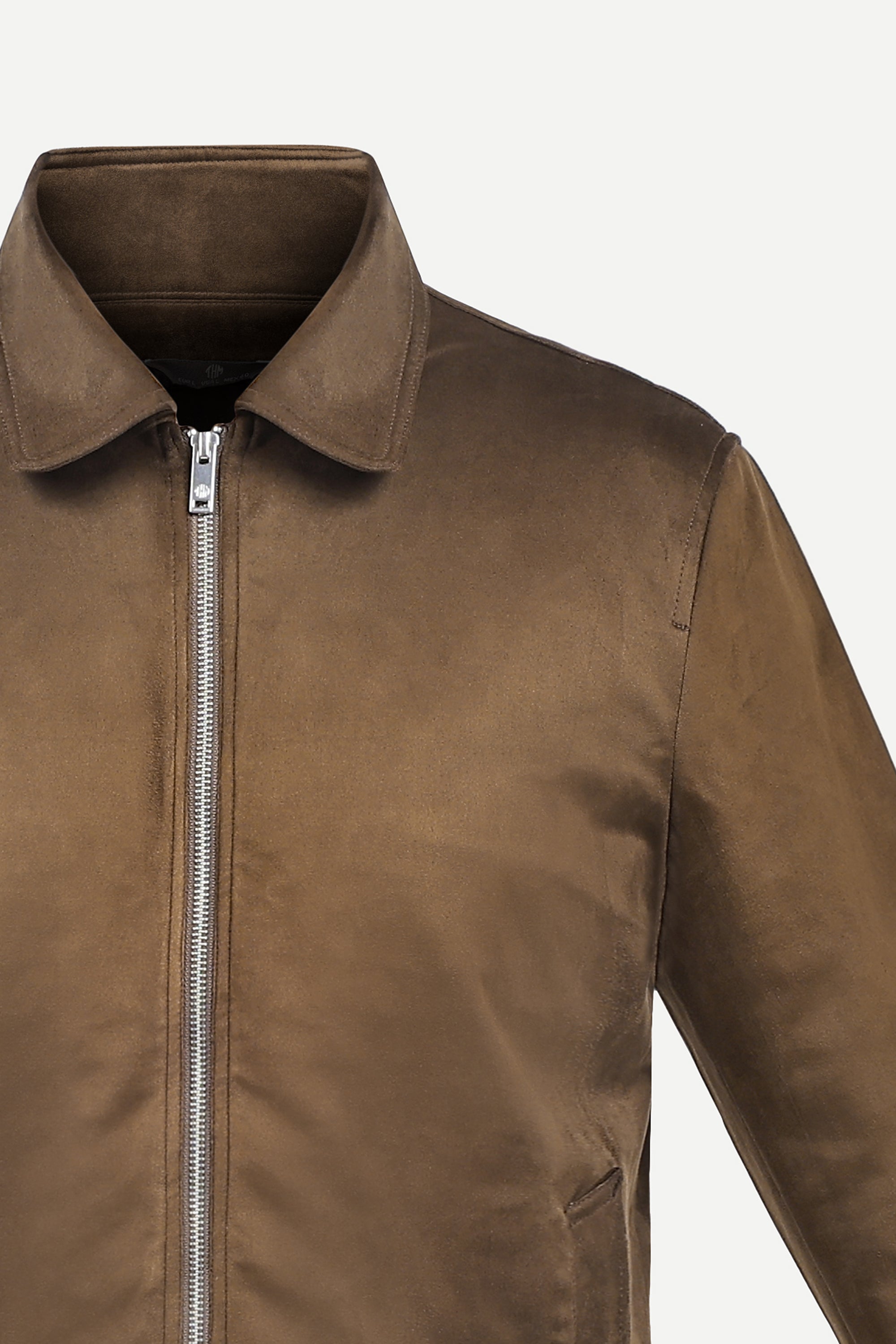 THM Walker Suede Jacket in Coffee