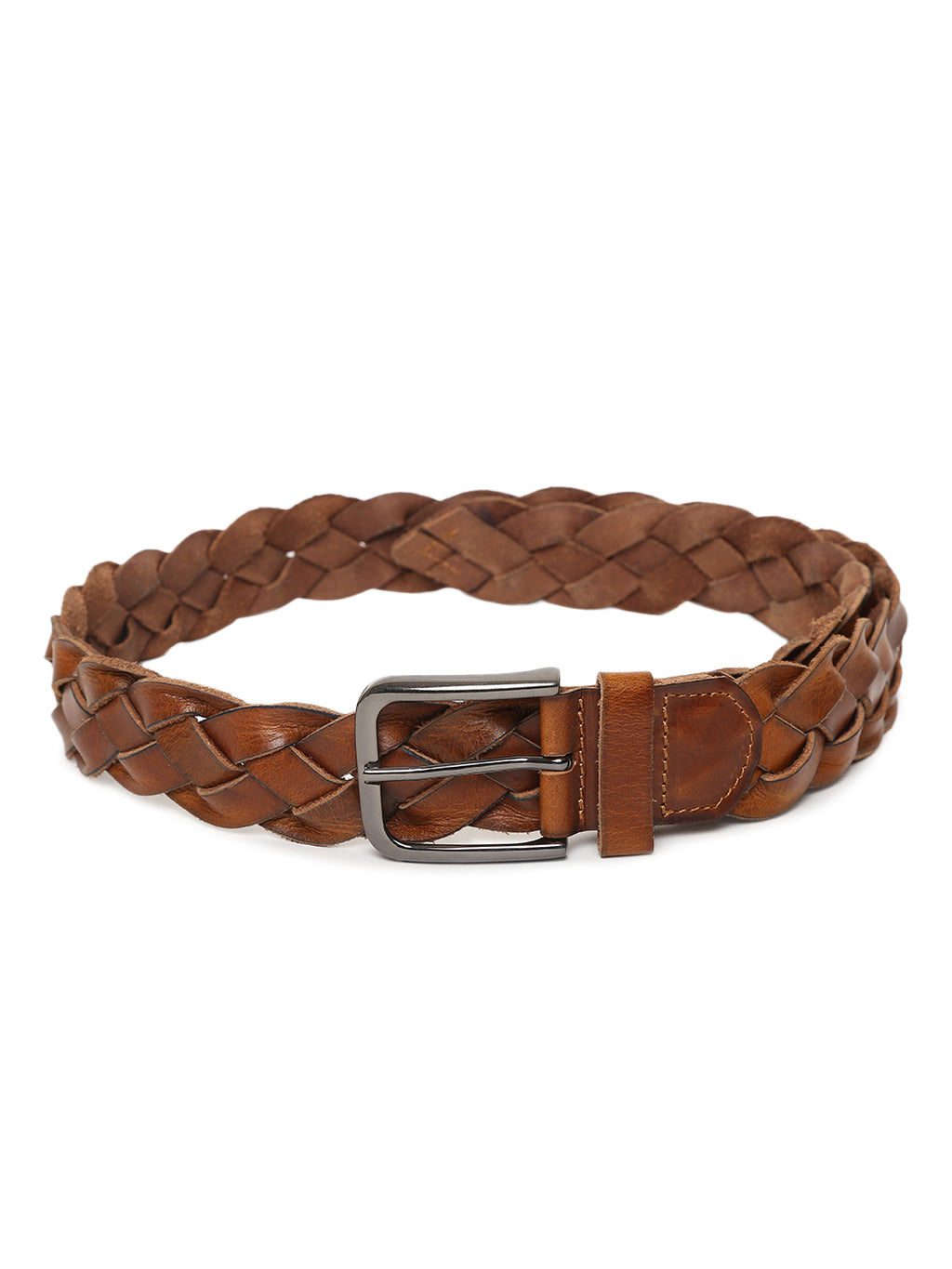 Braided signature Leather Belt