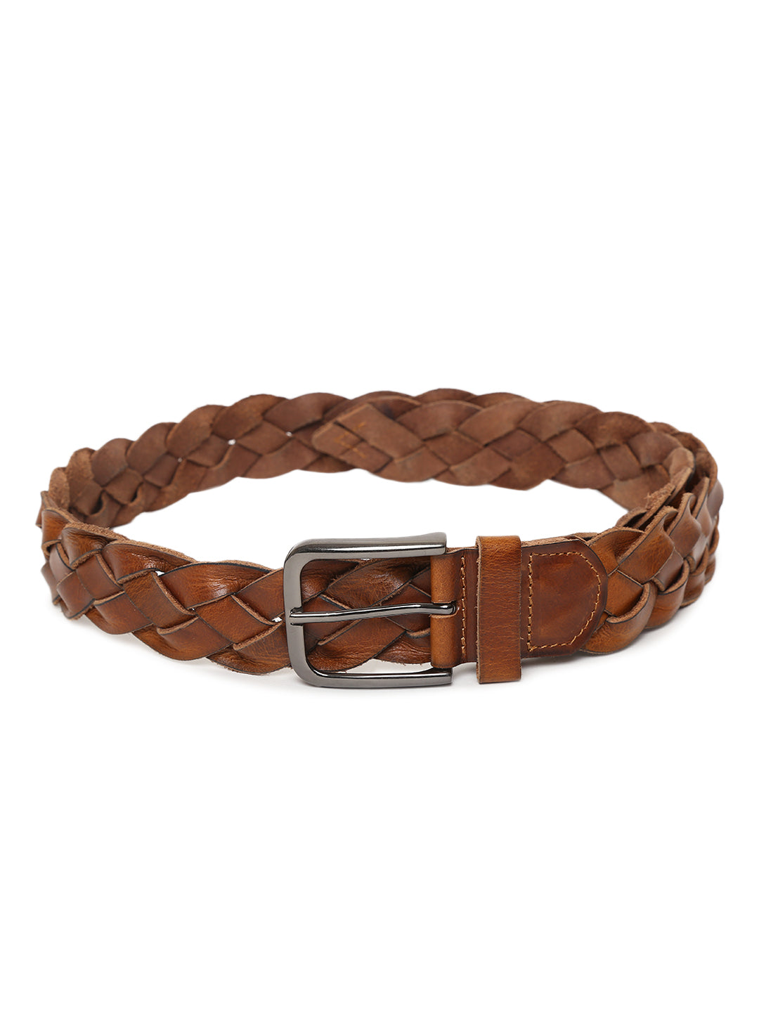 Braided signature Leather Belt