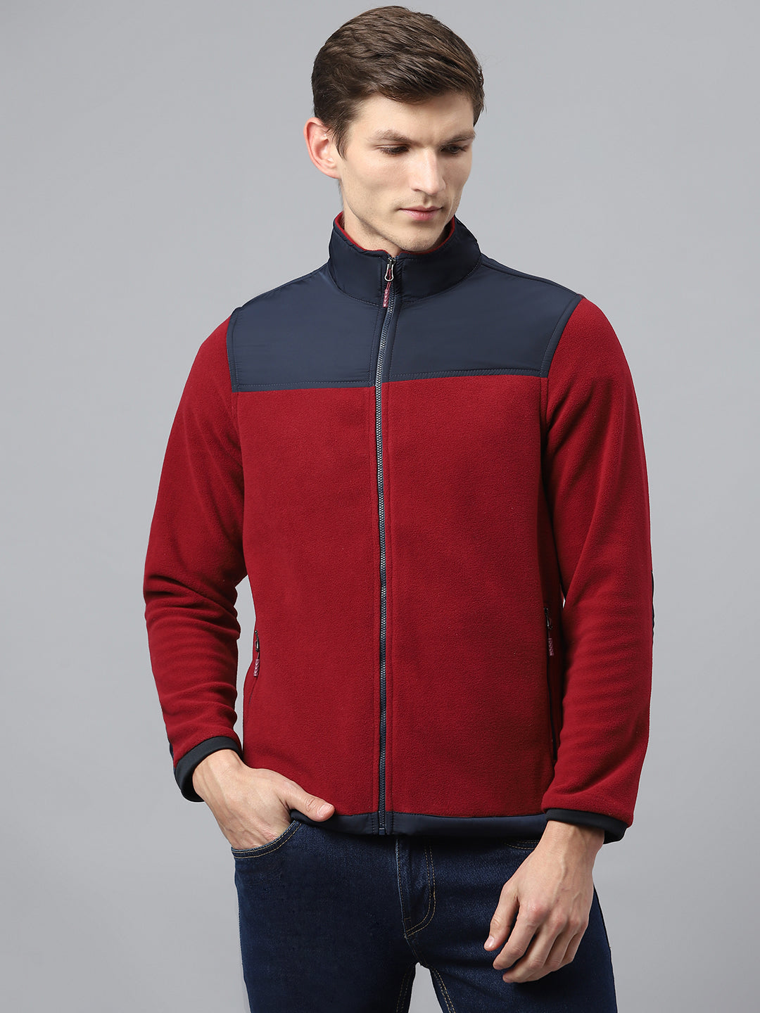 Fleeced Upper with Taffeta