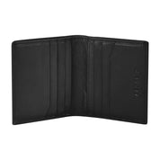 black 9 pocket leather wallet
