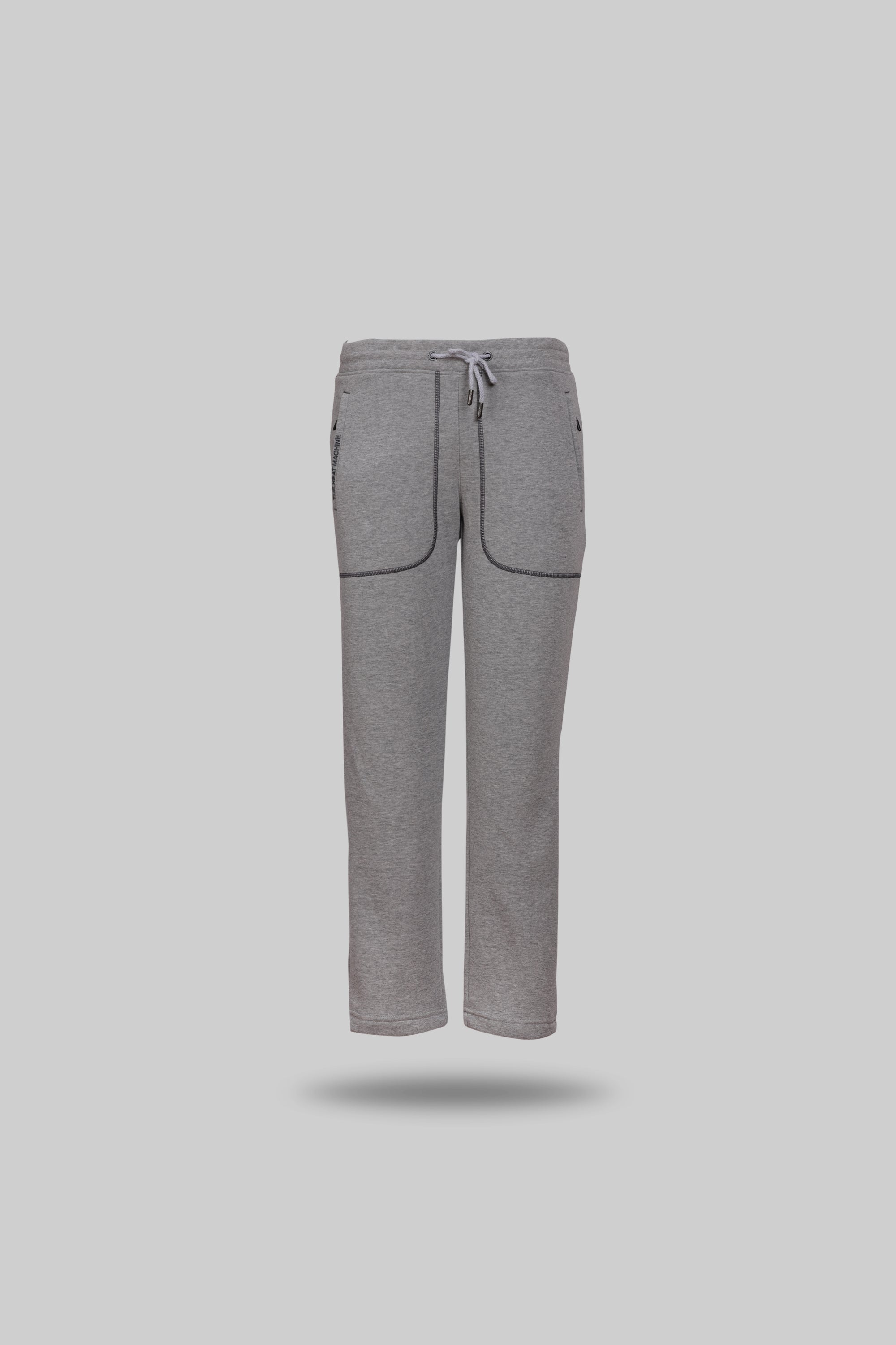 Bonded-Fleece Embroidered Trouser