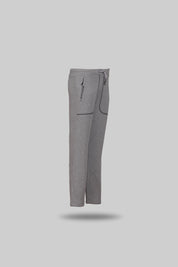 Bonded-Fleece Embroidered Trouser