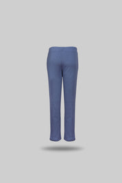 Bonded-Fleece Embroidered Trouser