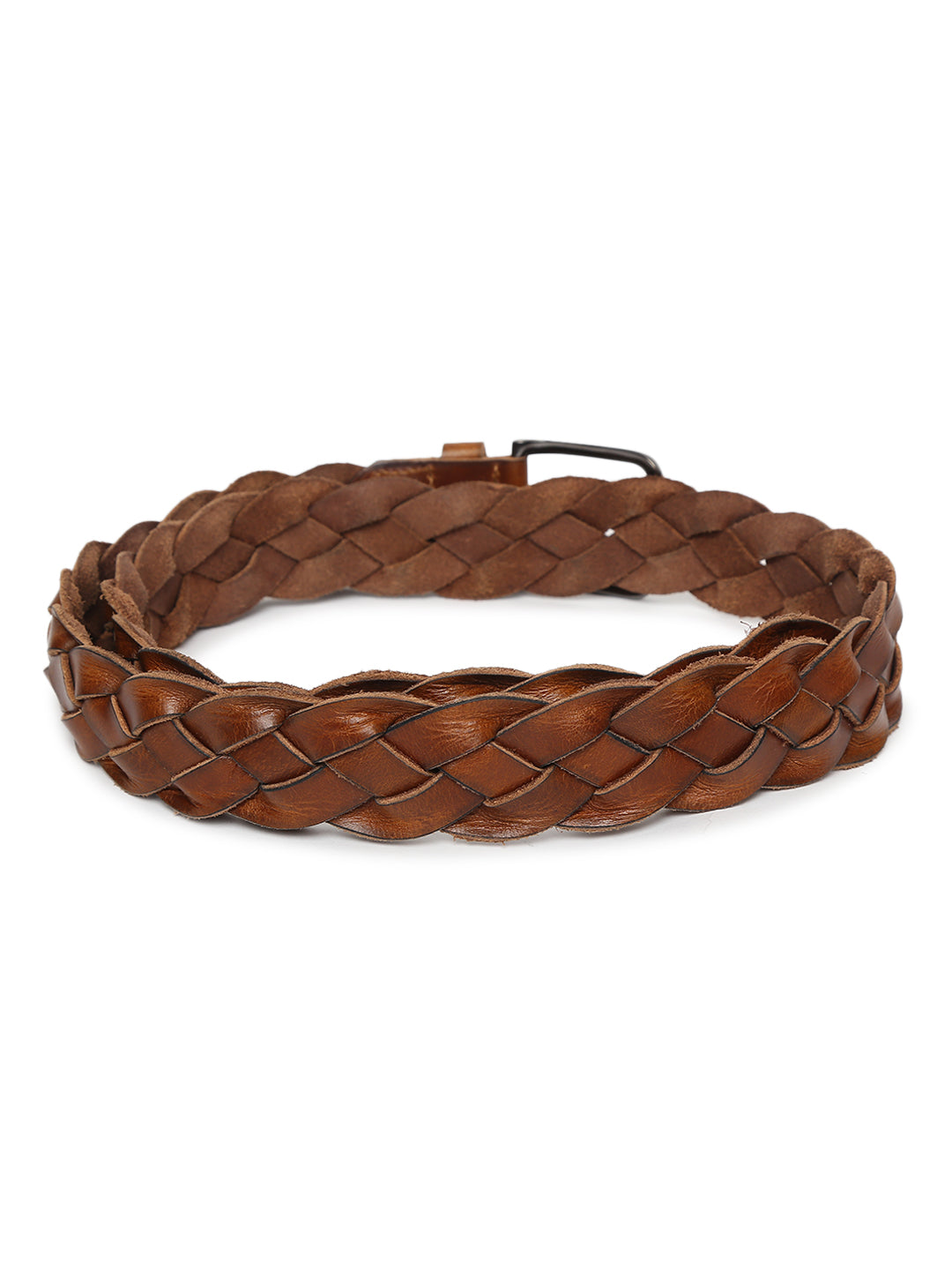 Braided signature Leather Belt