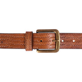 Russet Brown Genuine Leather Belt