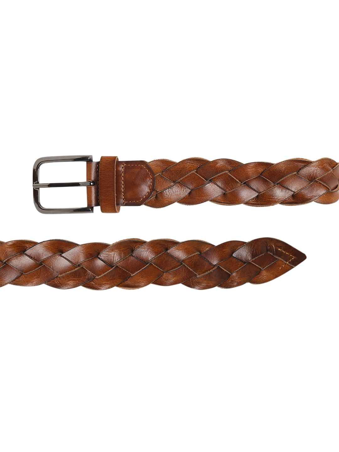 Braided signature Leather Belt