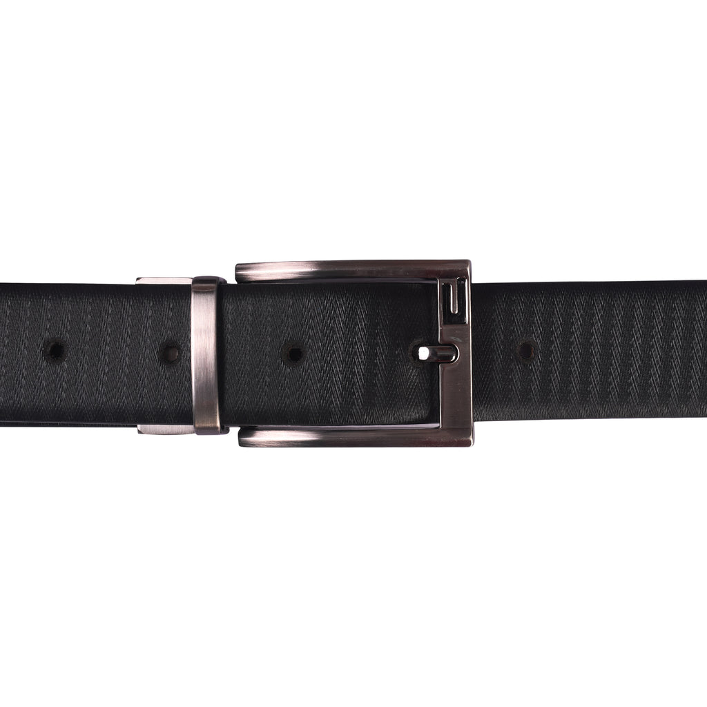 Reversible Black & Coffee Genuine Leather Belt