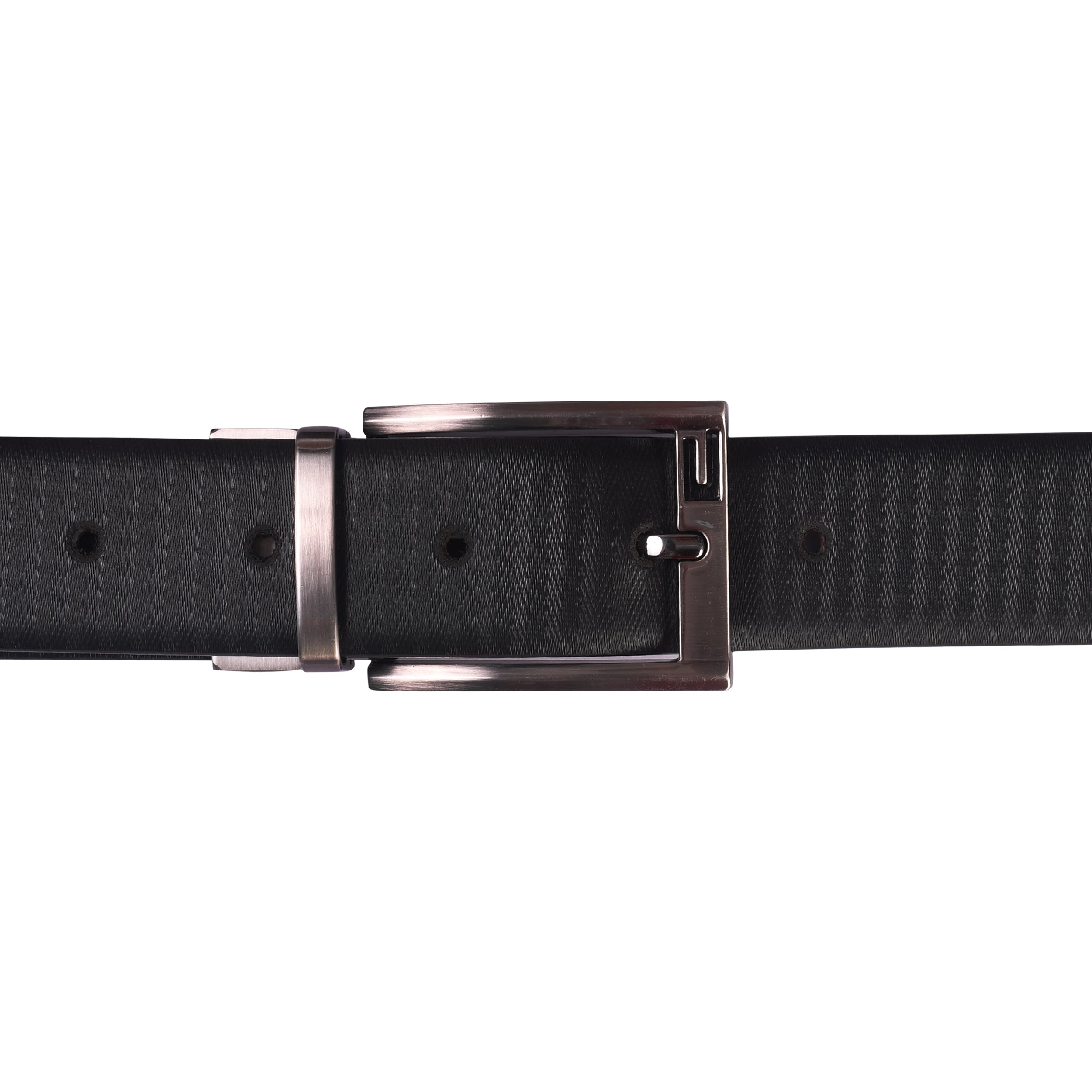 Reversible Black & Coffee Genuine Leather Belt