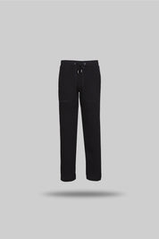 Bonded-Fleece Embroidered Trouser