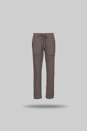 Bonded-Fleece Embroidered Trouser