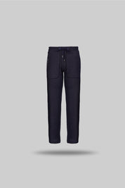 Bonded-Fleece Embroidered Trouser