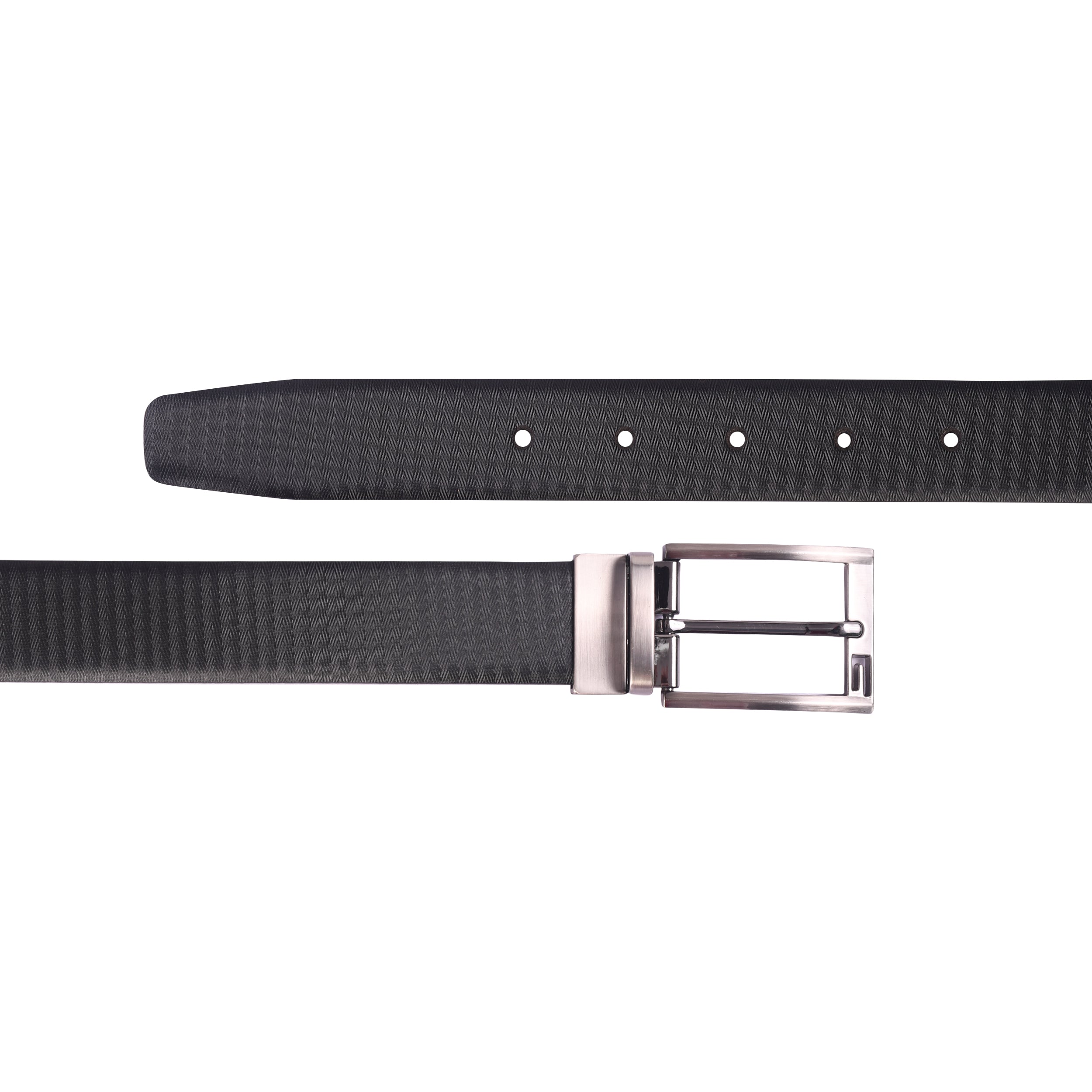 Reversible Black & Coffee Genuine Leather Belt
