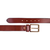 Rustic Brown Genuine Leather Belt