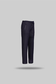 Bonded-Fleece Embroidered Trouser