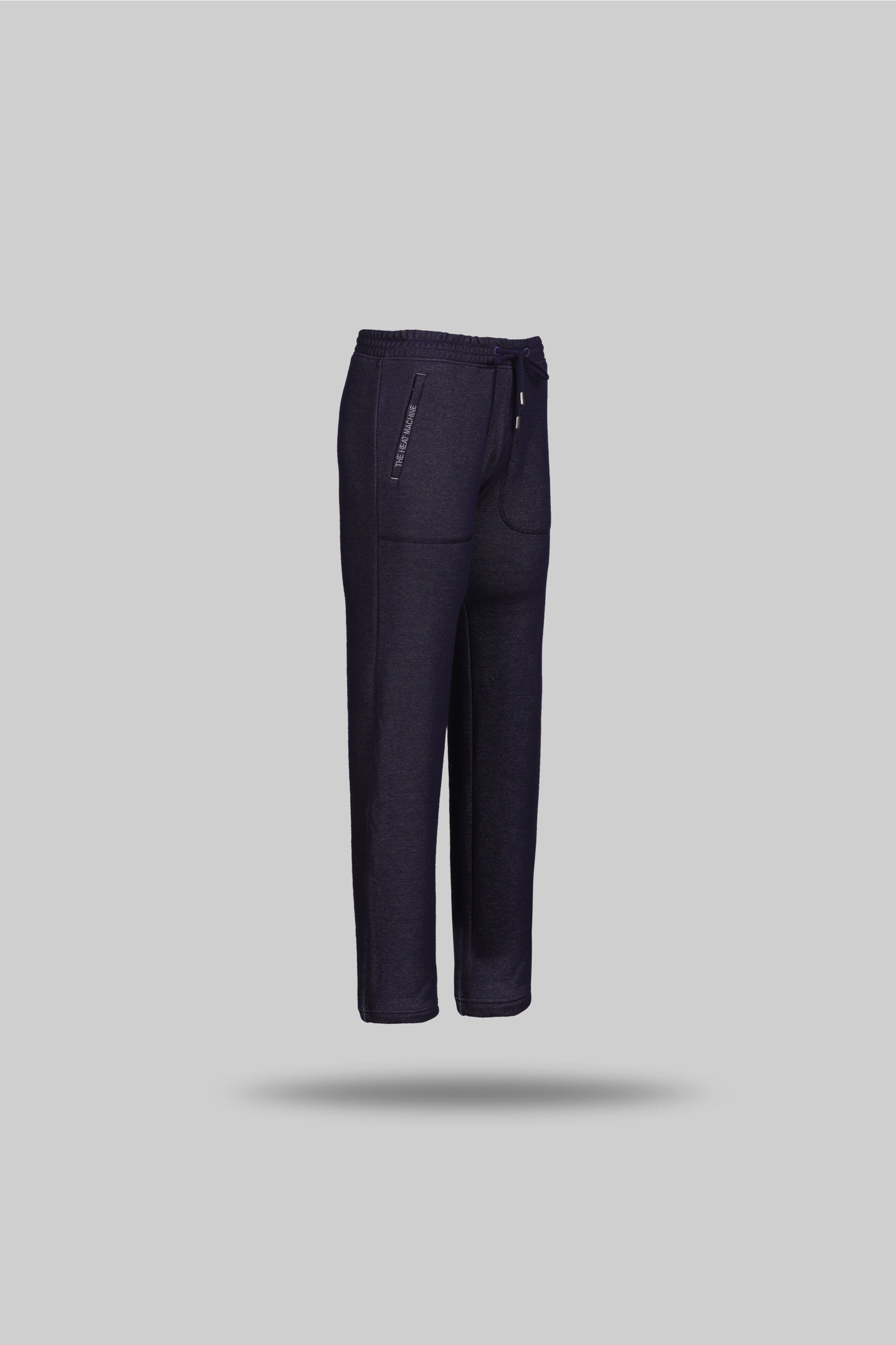 Bonded-Fleece Embroidered Trouser