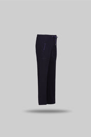 Bonded-Fleece Embroidered Trouser