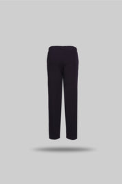 Bonded-Fleece Embroidered Trouser